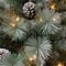 6ft. Pre-Lit Perry Hard Needle Artificial Christmas Tree, Clear Lights